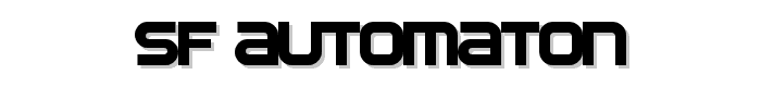 SF Automaton font